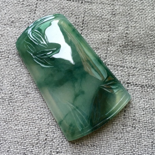 缅甸翡翠冰种飘花节节高升节节高升吊坠
