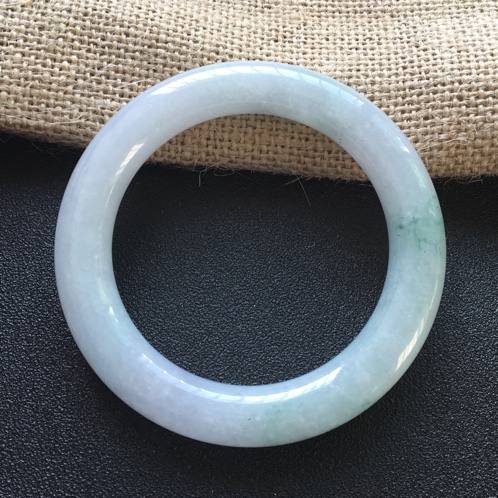 缅甸翡翠飘花元条手镯