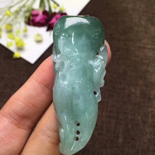 天然翡翠 福手瓜