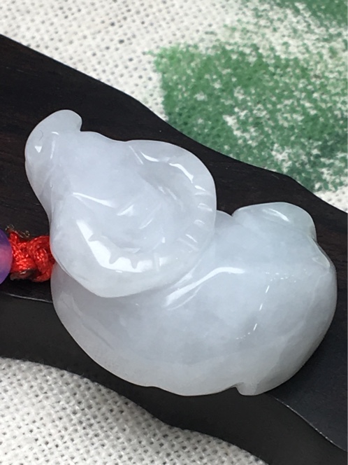 天然a货翡翠生肖车挂