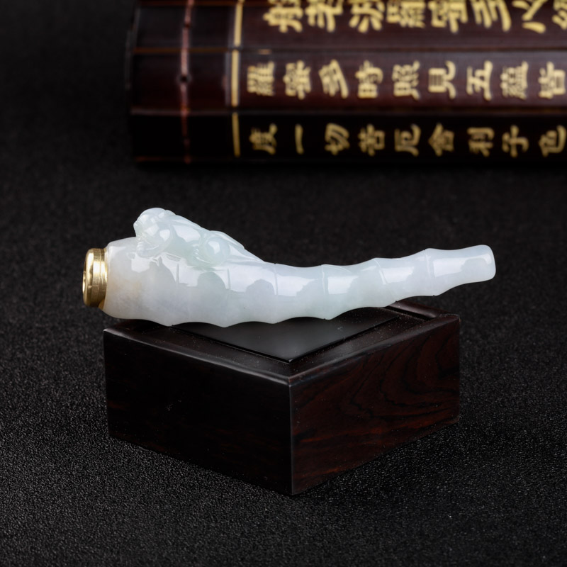 糯种翡翠节节高烟嘴