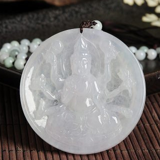 翡翠观音牌子有裂纹如何处理