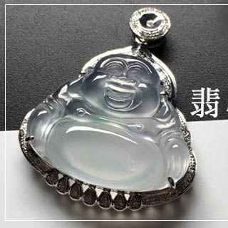 翡翠佛公为什么要镶嵌