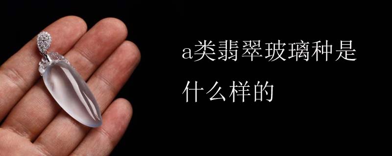 a类翡翠玻璃种是什么样的