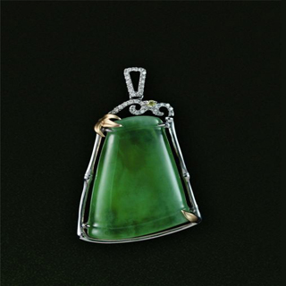 帝王绿翡翠竹节的寓意