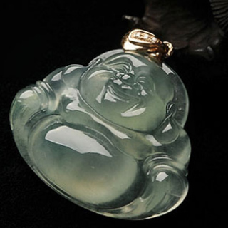 冰种晴水翡翠玉佛好不好