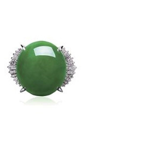正阳绿冰种翡翠戒面价格多少钱