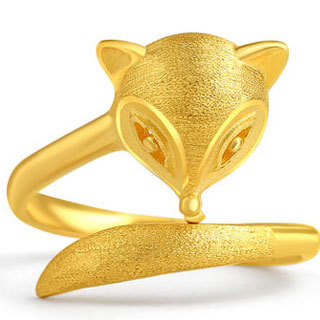 黄金貔貅戒指女生戴法