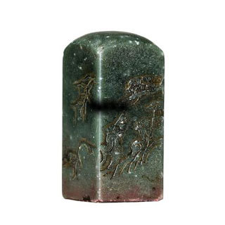 艾叶绿寿山石特点