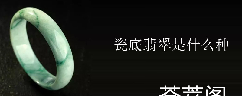 瓷底翡翠是什么种