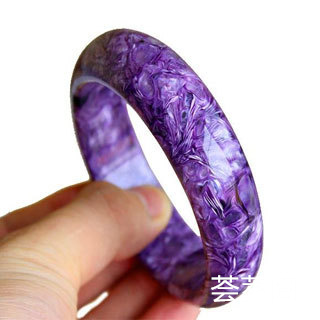 紫龙晶手镯不亮是假的吗