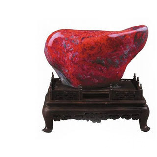鸡血石做什么摆件