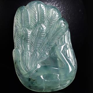 孔雀翡翠吊坠寓意