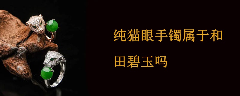 纯猫眼手镯属于和田碧玉吗