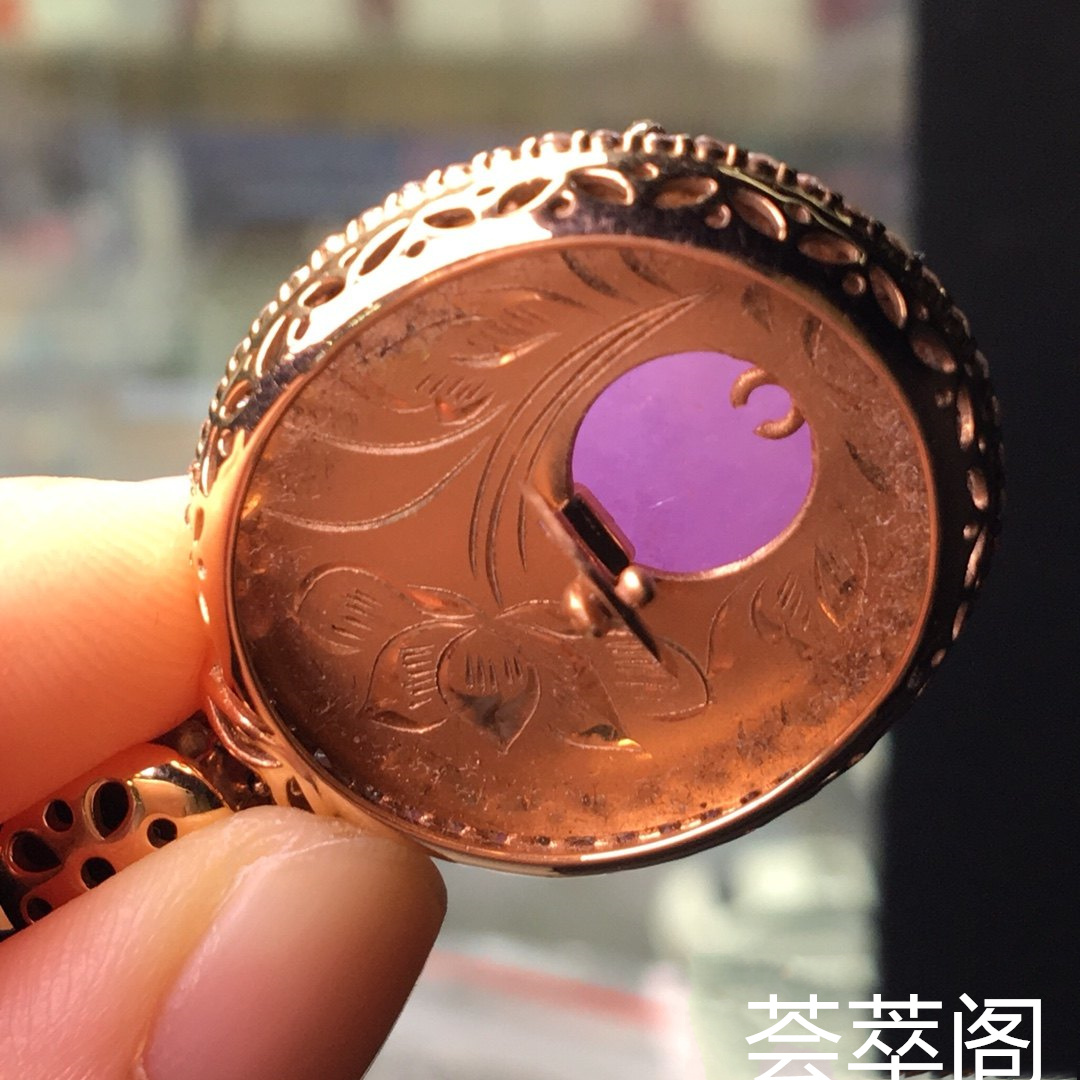 紫罗兰吊坠，完美饱满第7张