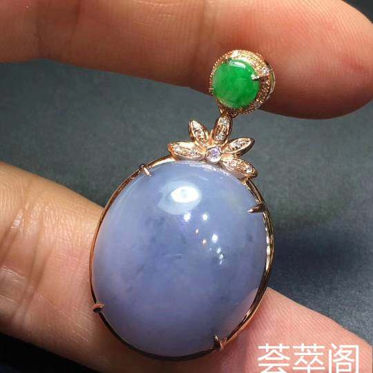 紫罗兰吊坠完美饱满，自然光不失色～特惠¥